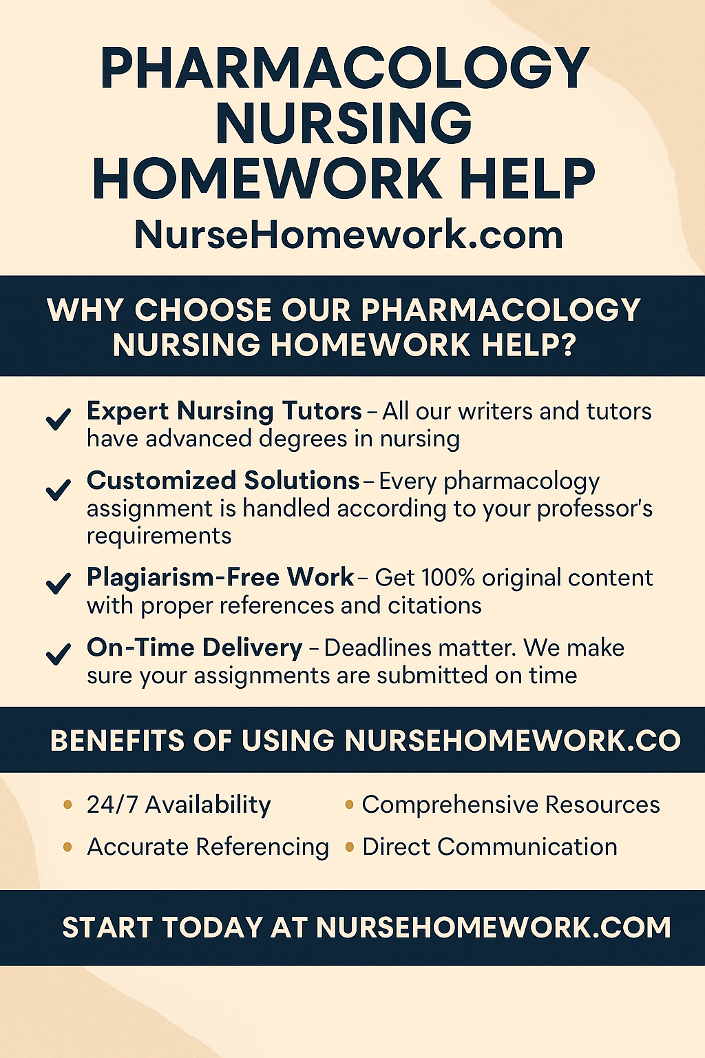 Pharmacology Nursing Homework Help