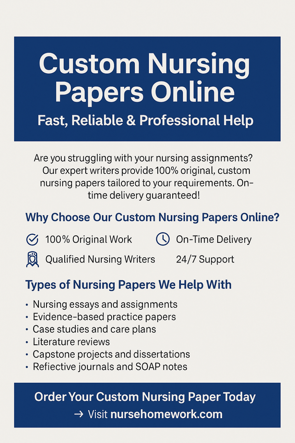 Nursing Paper Help