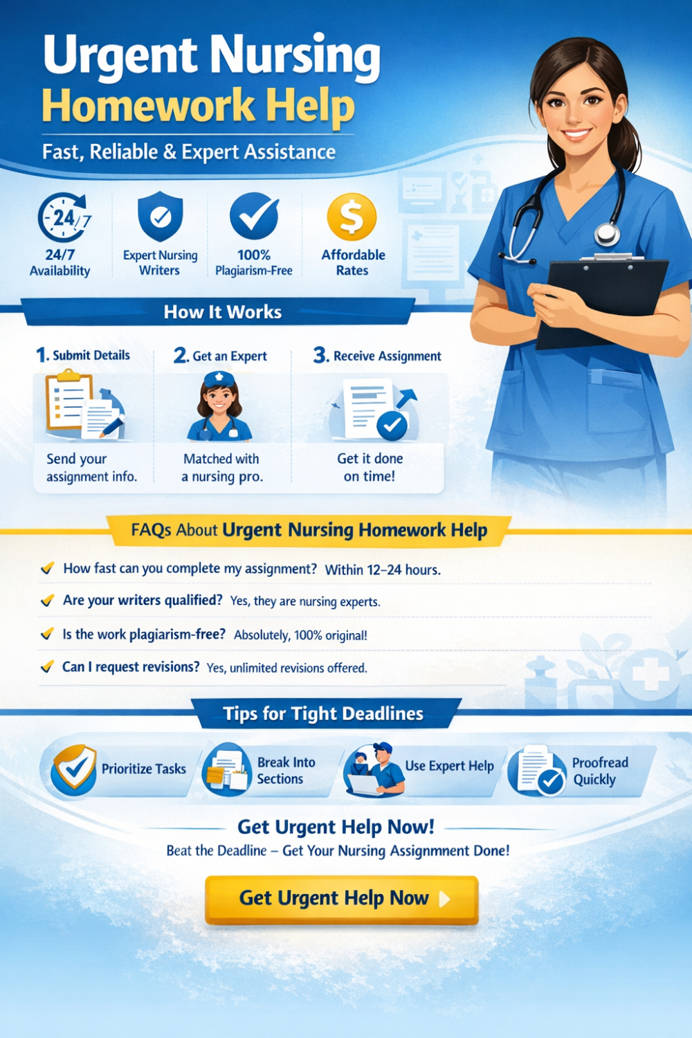 Urgent Nursing Homework Help – Fast & Reliable Assignment Assistance