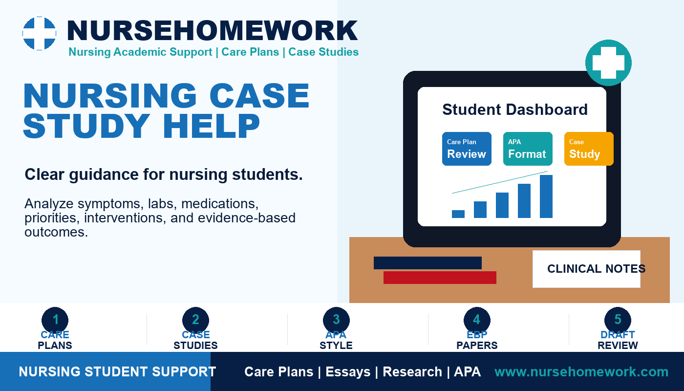 Nursing Case Study Help for nursing students
