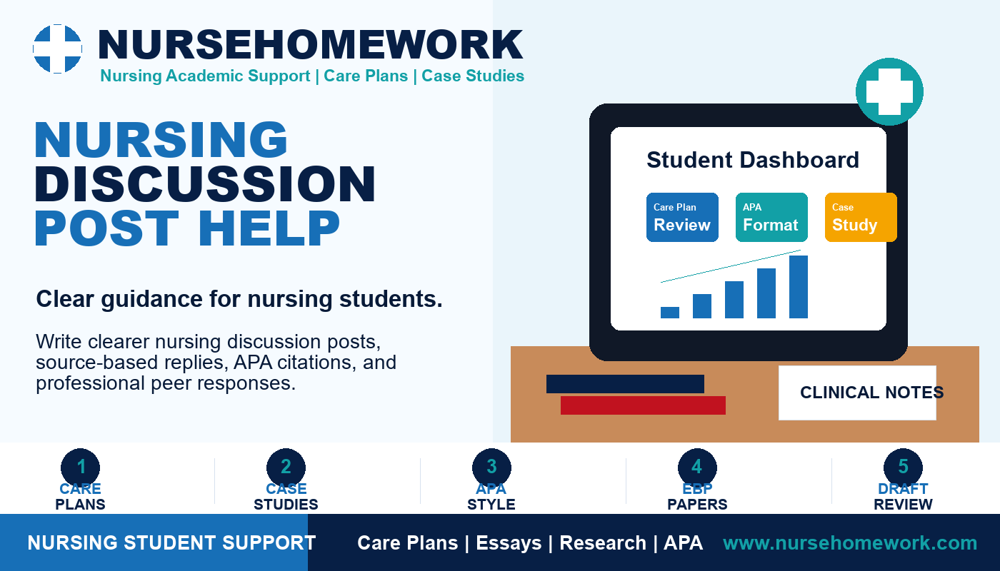 Nursing Discussion Post Help by NurseHomework