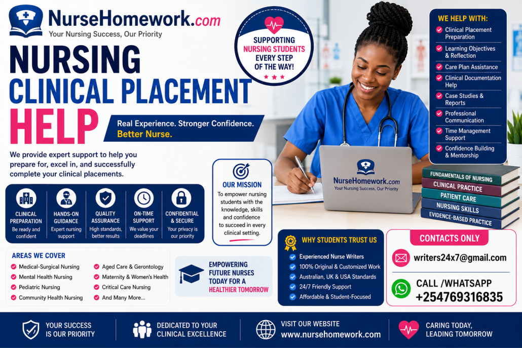 Nursing Clinical Placement Help