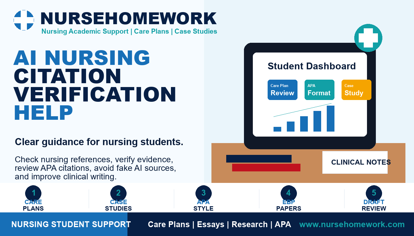AI Nursing Citation Verification Help by NurseHomework