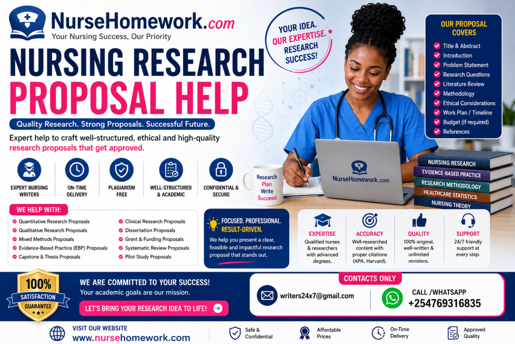 Nursing Research Proposal Help