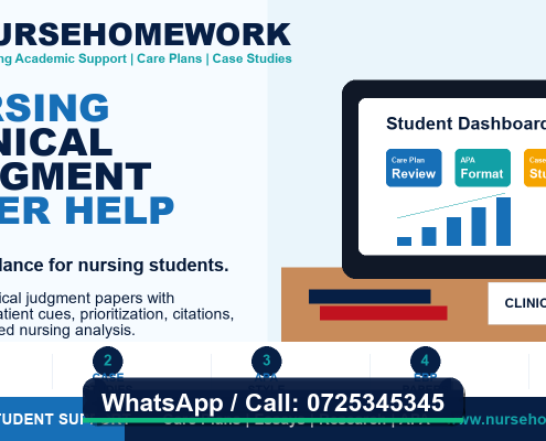 Nursing Clinical Judgment Paper Help by NurseHomework