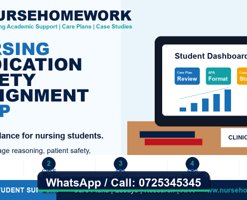 Nursing Medication Safety Assignment Help by NurseHomework - Call 0725345345