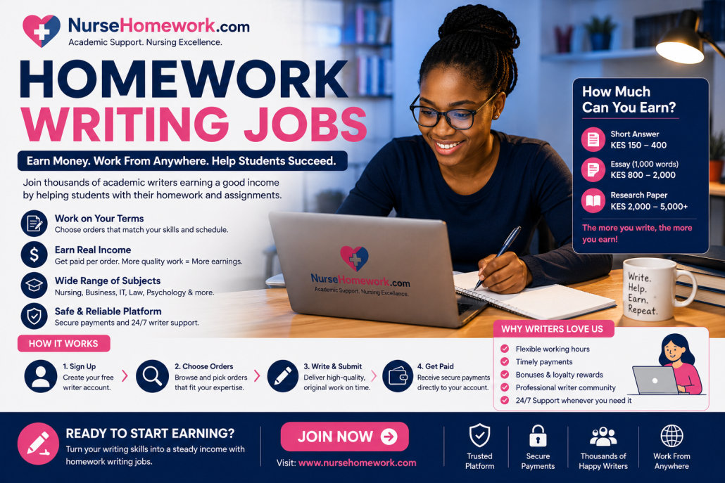 homework writing jobs