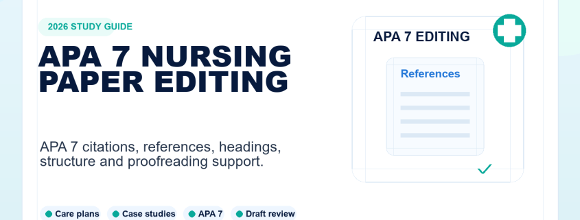 APA 7 nursing paper editing by NurseHomework