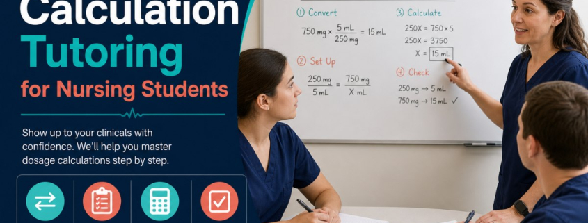 Dosage Calculation Tutoring for Nursing Students