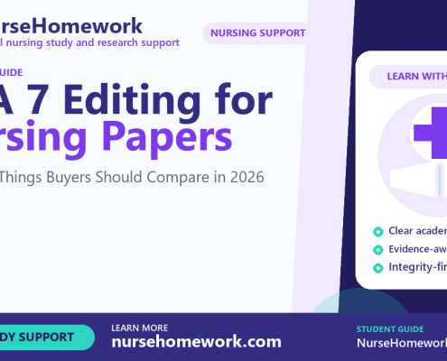APA 7 Editing for Nursing Papers