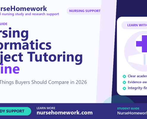 Nursing Informatics Project Tutoring Online