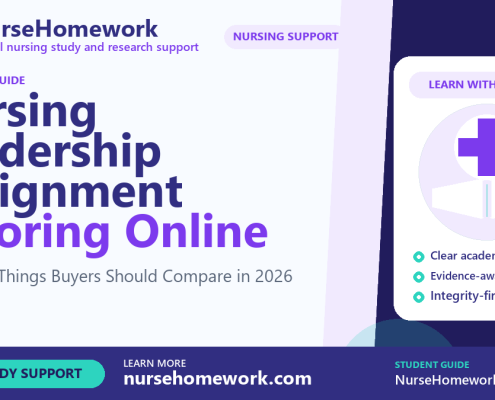 Nursing Leadership Assignment Tutoring Online
