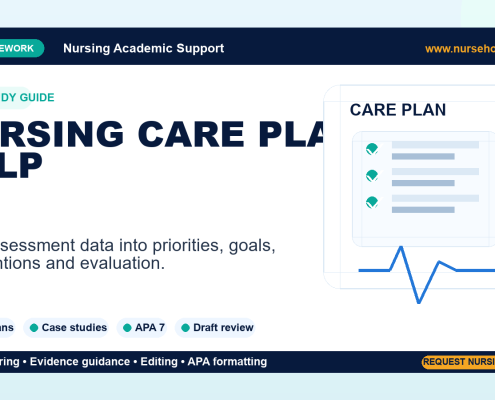 nursing care plan help by NurseHomework