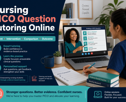 Nursing PICO Question Tutoring Online