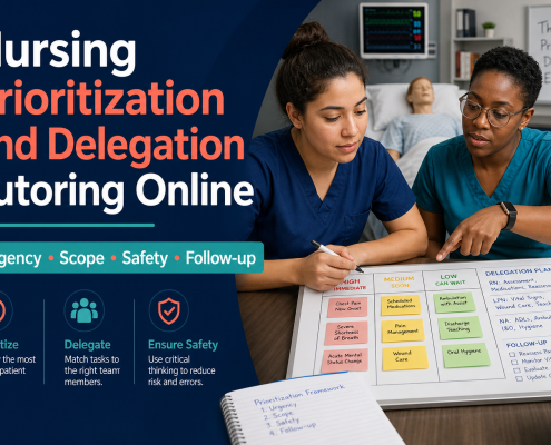 Nursing Prioritization and Delegation Tutoring Online