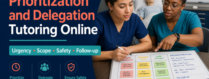 Nursing Prioritization and Delegation Tutoring Online
