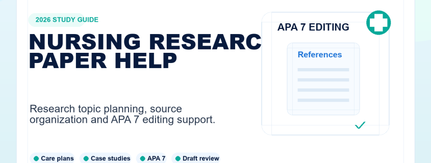 nursing research paper help by NurseHomework