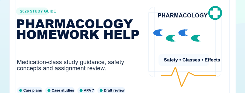 pharmacology homework help by NurseHomework