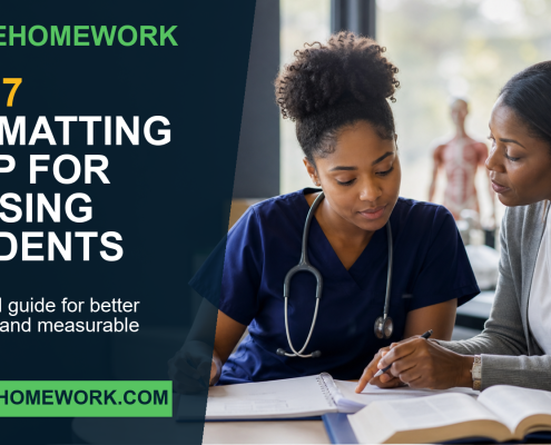 APA 7 Formatting Help for Nursing Students