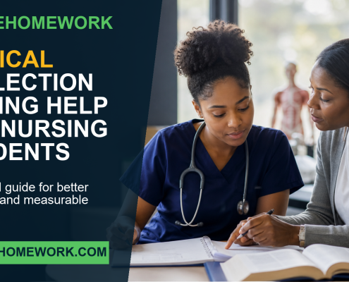 Clinical Reflection Editing Help for Nursing Students