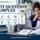PICOT question examples for nursing students, with a five-part research question framework