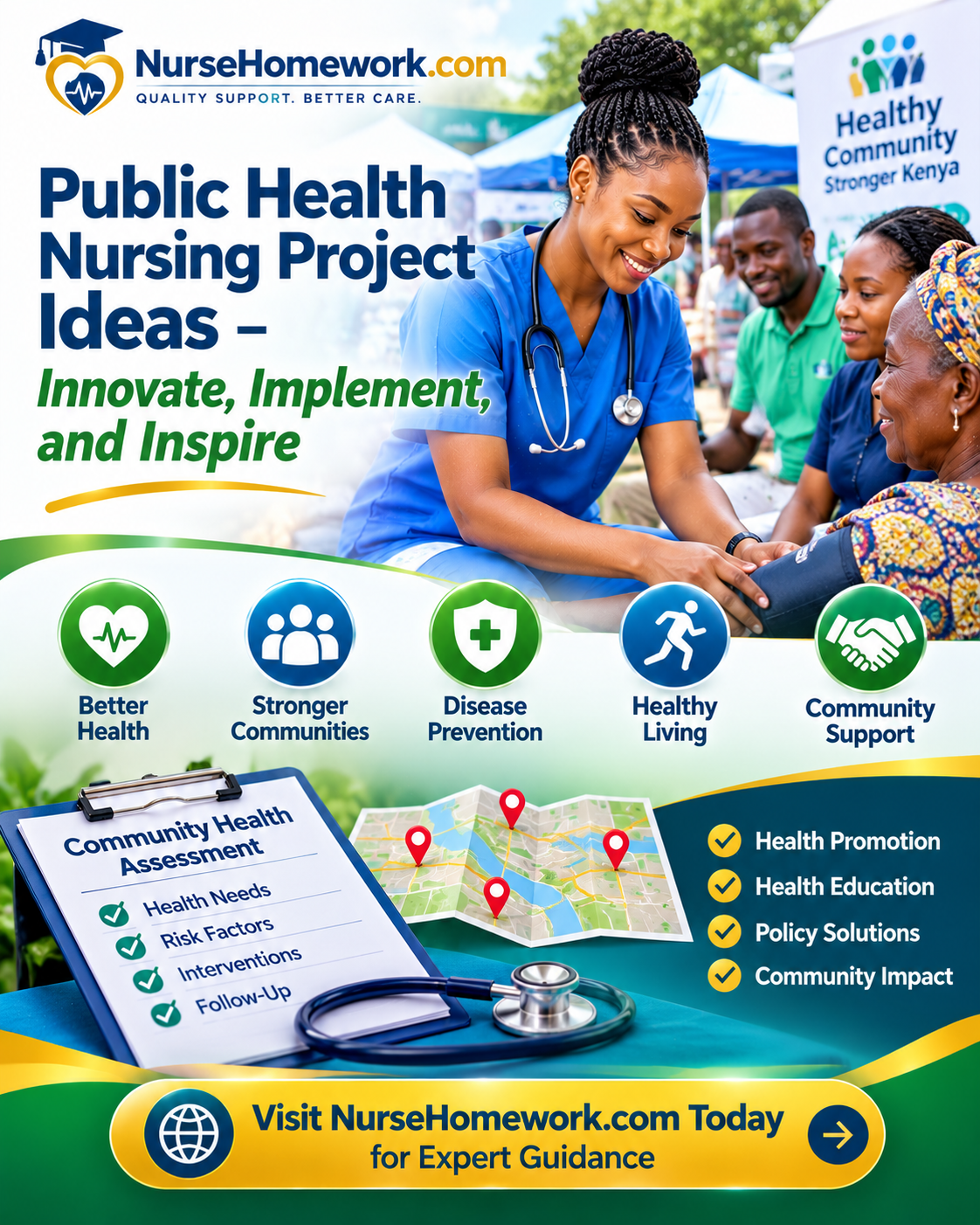 Public health nursing project ideas