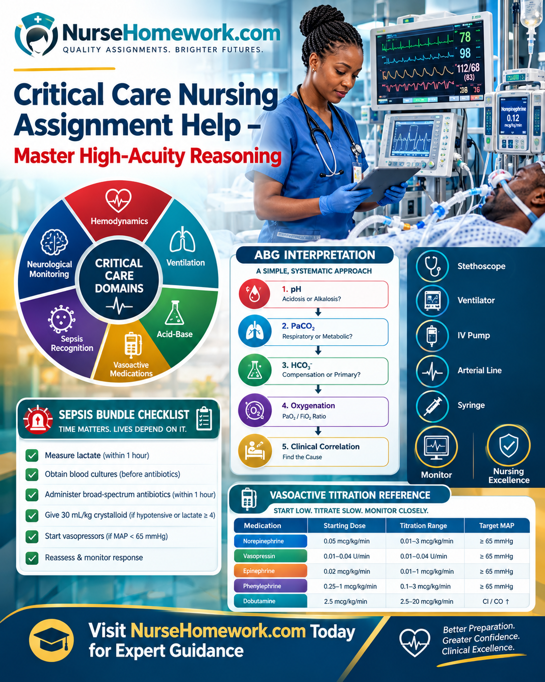 Critical care nursing assignment help